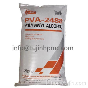 Bonne solubilité alcool polyvinylique 2488 2688 0588 PVA